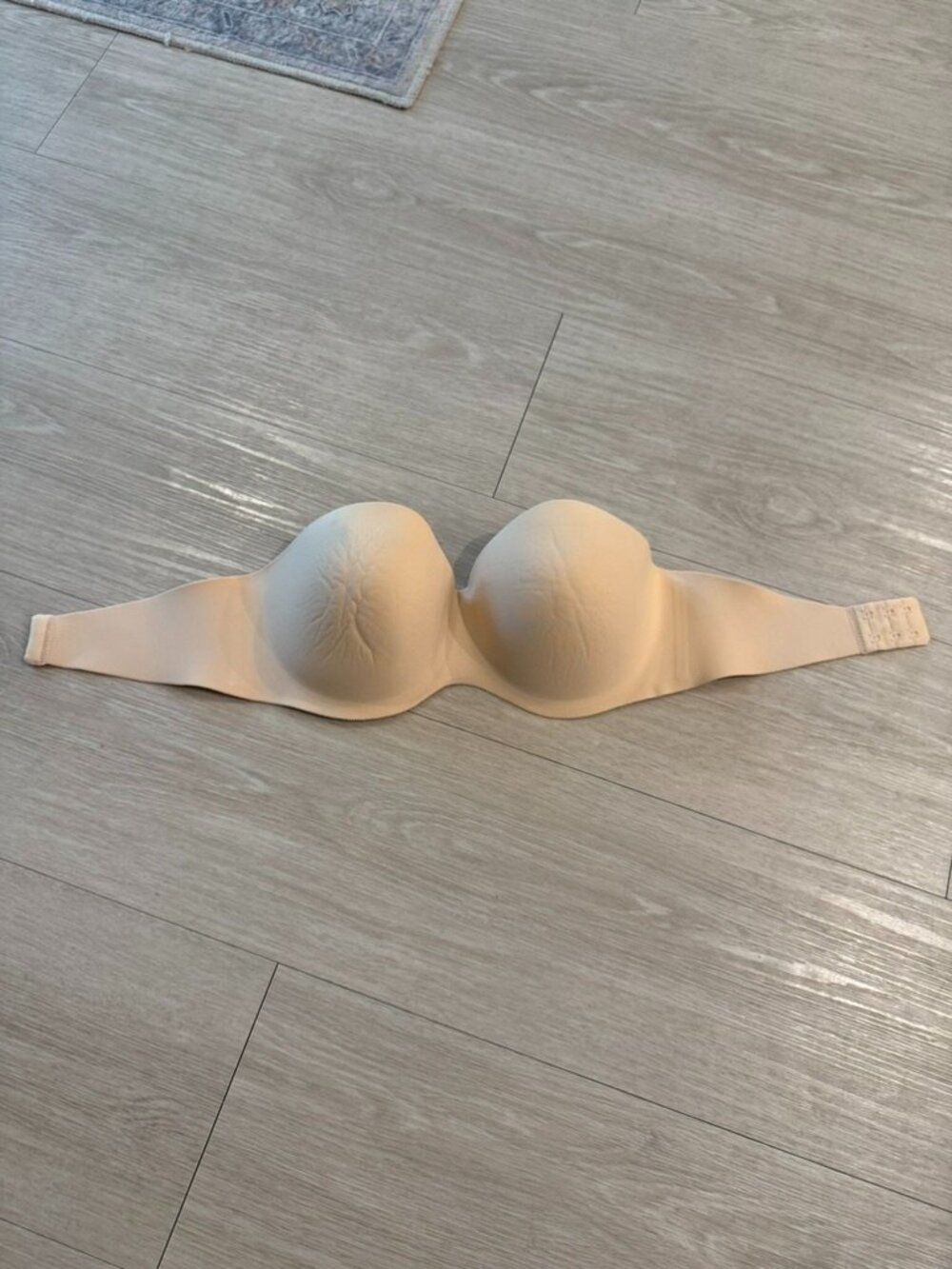 Nude Strapless Molded Cup Bra Size 32D